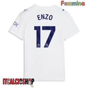 Manchester City Enzo Fernandez #17 Terza Maglia Femmina 2026-27 Manica Corta